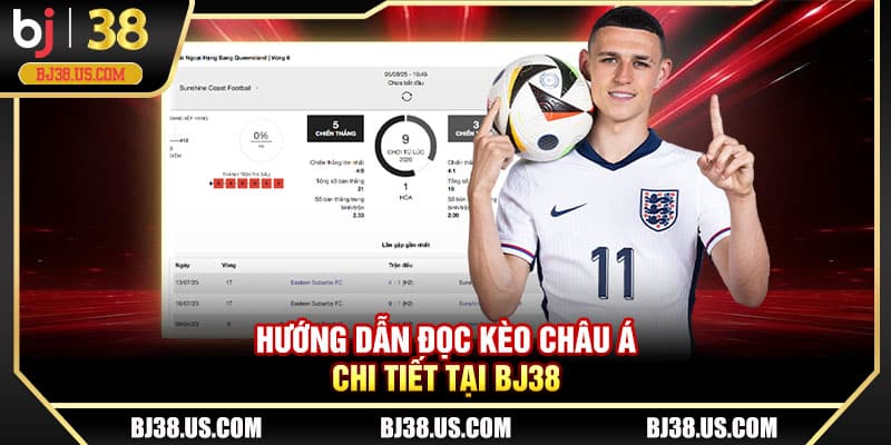 Hướng dẫn đọc kèo chi tiết tại BJ38